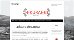 Desktop Screenshot of hikurangi.co.nz